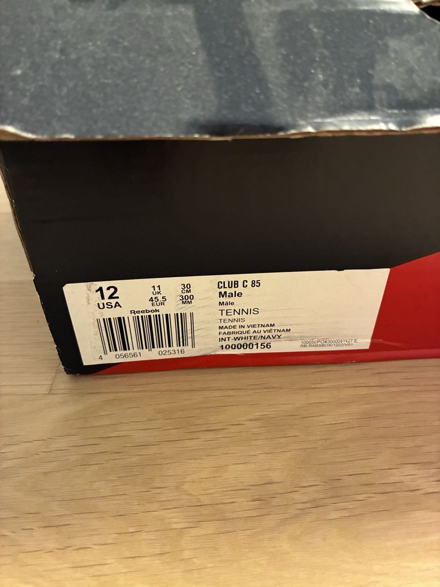 Reebok Scarpe da uomo: Reebok Club C 85 US12 – Usato da Zürich venduto da mrauch1612 1