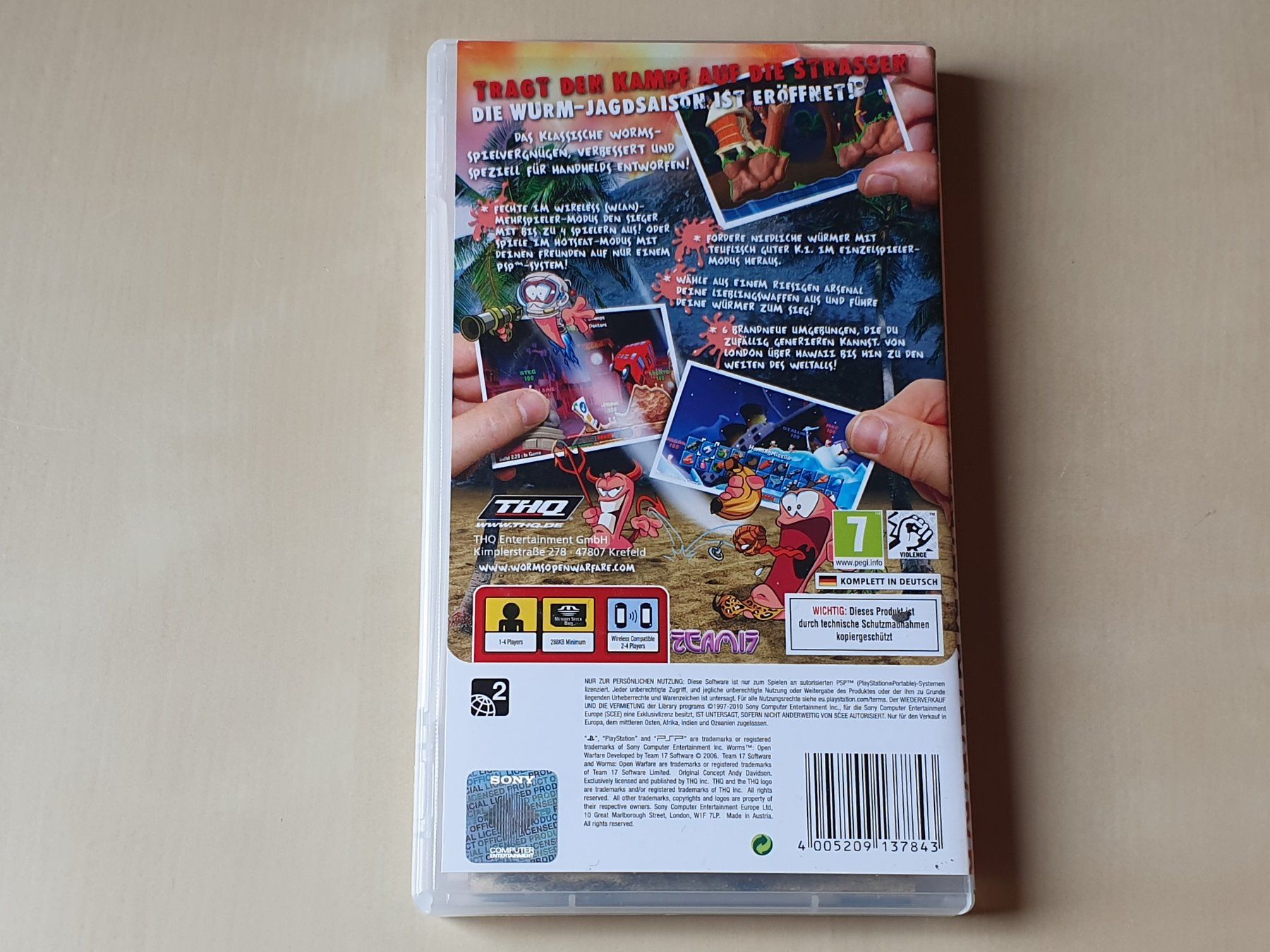 Sony Spiele: Worms Open Warfare – Gebraucht aus Stansstad von collectorsshop 1