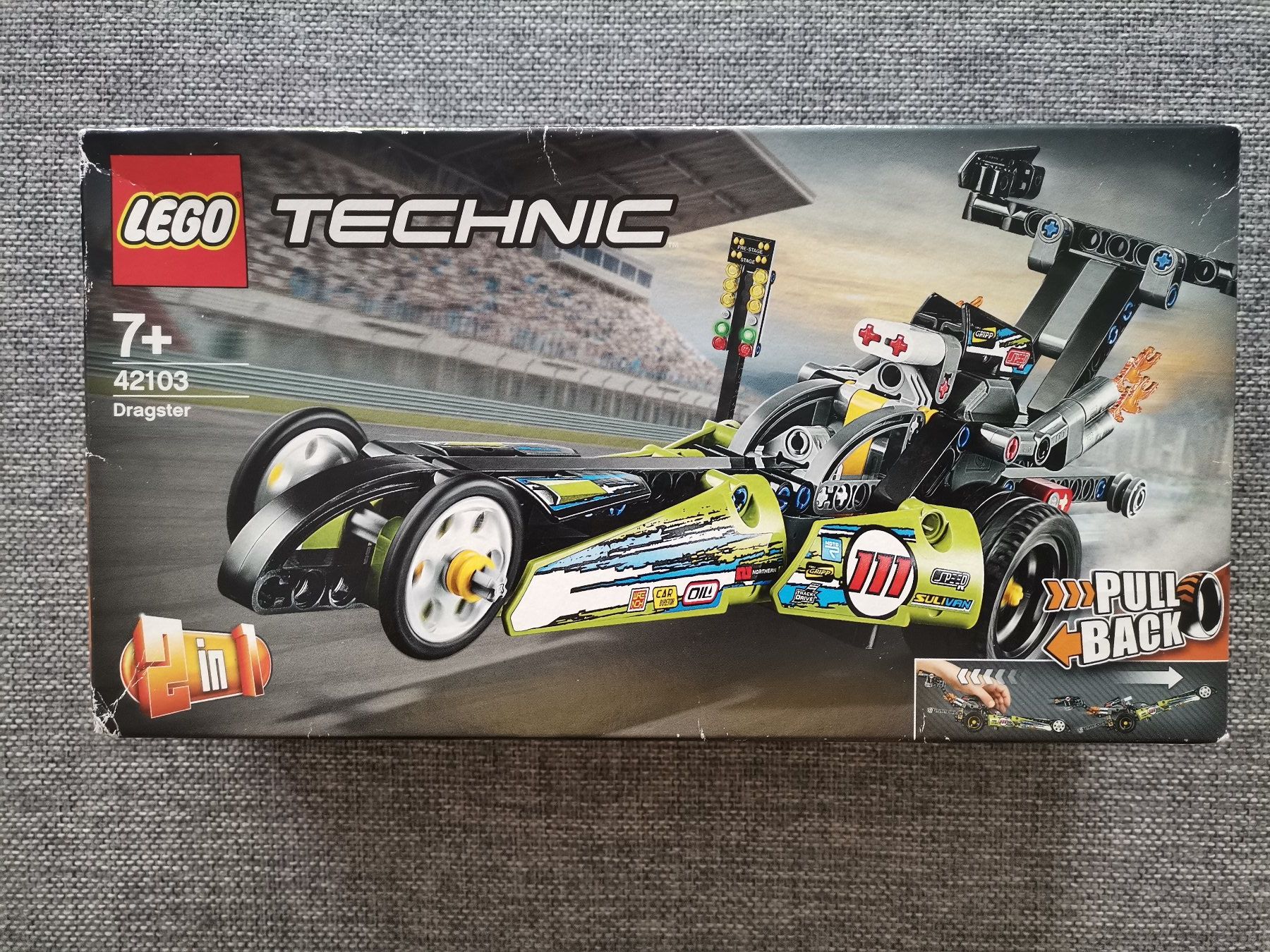 Lego Baukästen: Lego Technic Dragster Pull Back 2 en 1 réf. No 42103 neuf – Neu und originalverpackt aus Onex von Neimad7