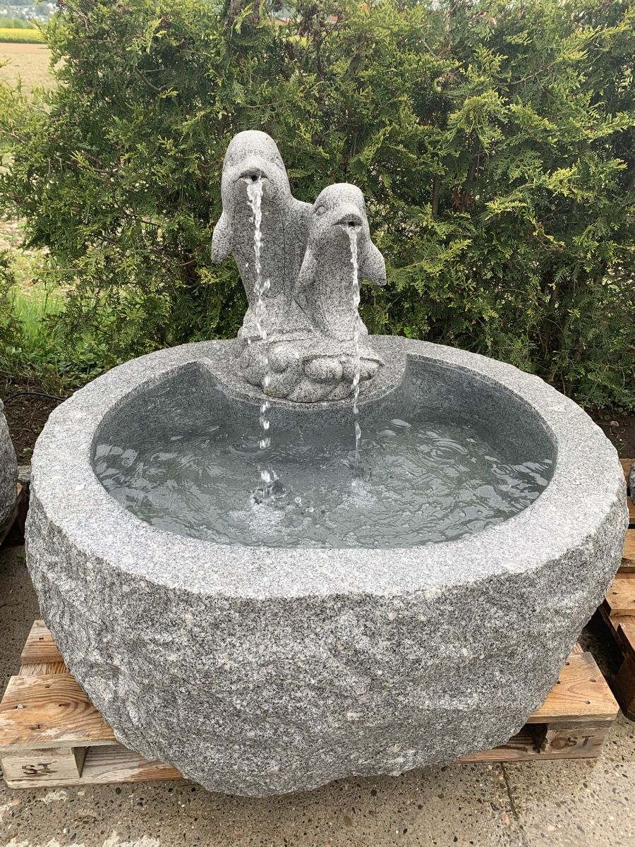 Stagni & Fontane ornamentali: Brunnen  Naturstenbrunnen - Granit – Usato da Kleindöttingen venduto da rennhard67 1