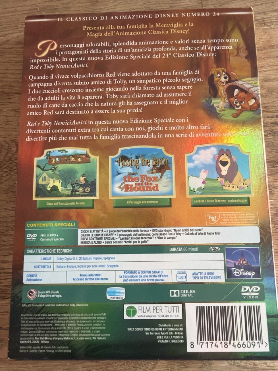 Tutti i DVDs: Disney DVD “Cap und Capper” – Usato da Lugano venduto da bad_2t9b 1