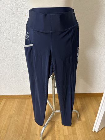 Reithose Felix Buehler dunkelblau Groesse 38 Damen guter Zus