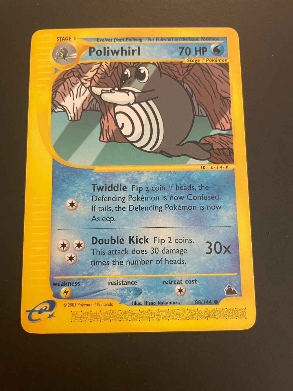 Pokémon Carte collezionabili: Poliwhirl 88/144 Skyridge – Usato da Zürich venduto da pokemon_cards