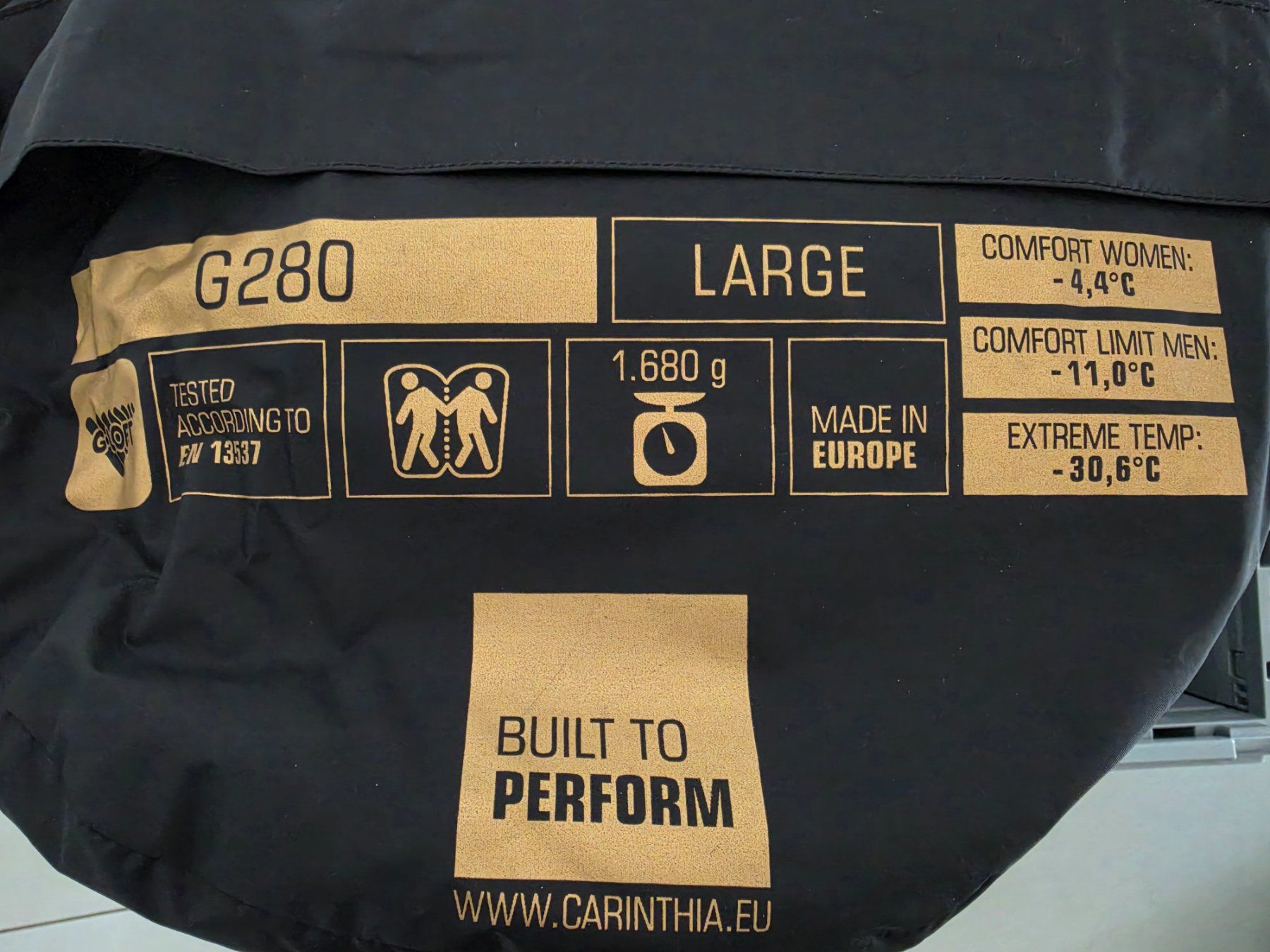 Carinthia Sacchi a pelo: Carinthia G280 – Nuovo e nell'imballaggio originale da Felben-Wellhausen venduto da REALLIFE20 3