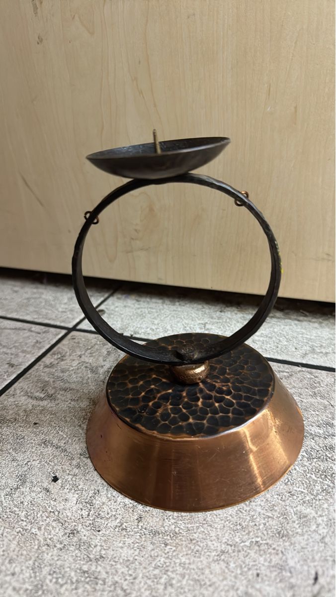 Portacandele: Kerzenhalter Kupfer geschmiedet – Usato da Gersau venduto da Second-Hand-Shop