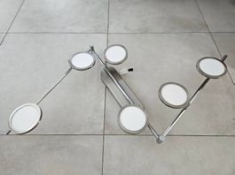 Lampe de plafond à six spots