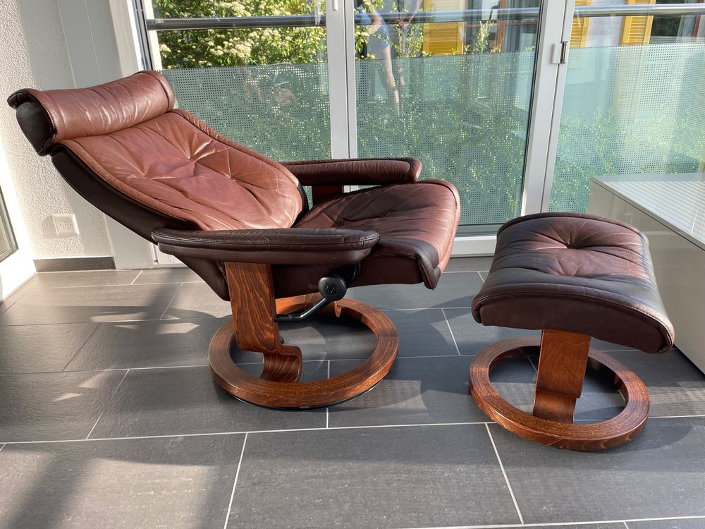 Stressless Modell Ekornes Made in Norway + Fussstütze Kaufen auf Ricardo