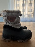 Winterstiefel Elefanten gefüttert grau schwarz Grösse 26