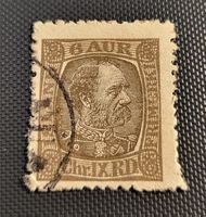 Island alte briefmarke