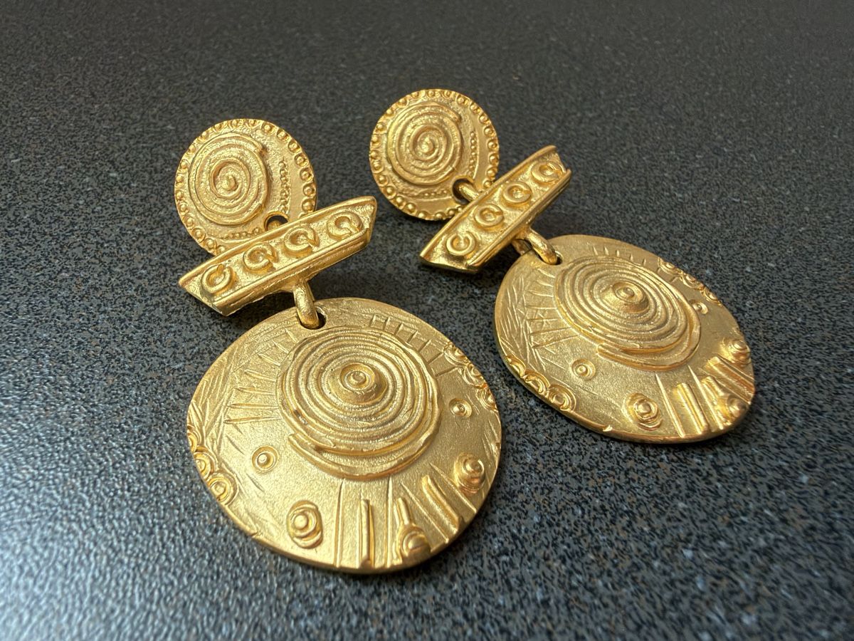 Orecchini pendenti & Orecchini a lobo: Vintage Ohrringe Luxus Modeschmuck – Usato da Lamone venduto da LaCantinaMagica 2