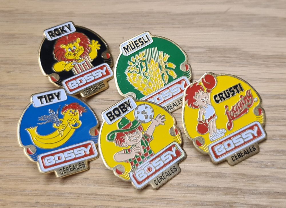 Lot de 5 pin's bossy céréales | Kaufen auf Ricardo