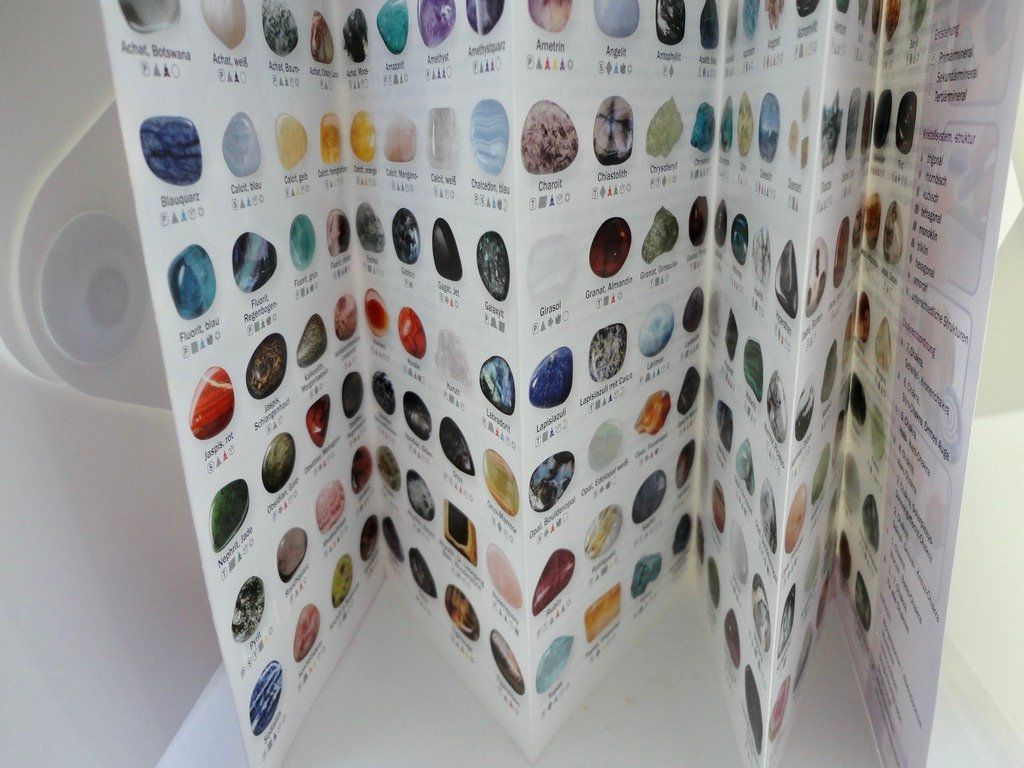 Pietre preziose: Edelstein - Tafel mit 154 Stein-Abbilungen – Nuovo (secondo la descrizione) da Biberist venduto da tl-schmuck 1