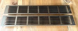 2 Stück Lüftungsgitter Aluminium Farbe Bronze Antik eloxiert