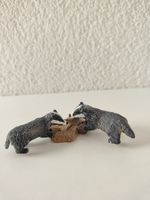 Schleich Dachs Familie Rarität Waldtiere Zoo