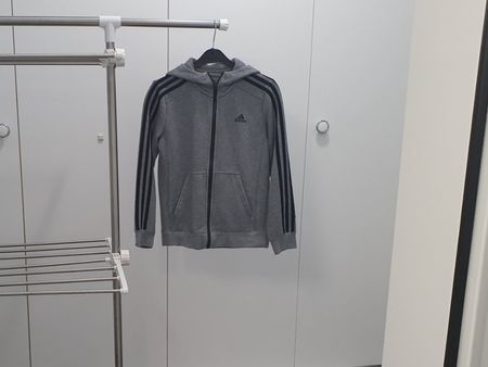 Kapuzensweatshirt Adidas für Junge, Grösse 140