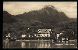 AK Hergiswil, Hotel Pilatus, 1927