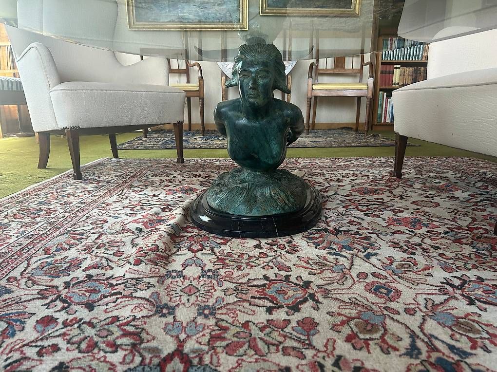 Tavoli: Table basse en verre, pieds de sirène - unique, collection – Usato da Prilly venduto da Adri_61 1