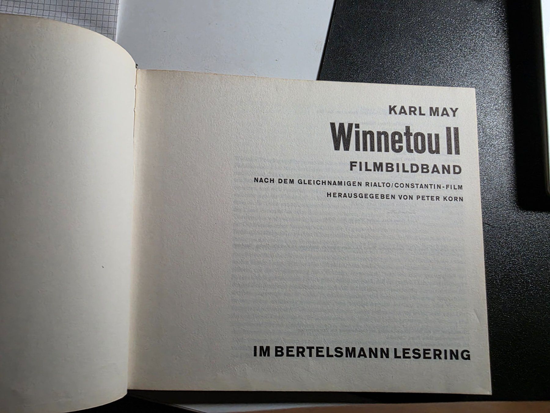 Libri: Winnetou II - Karl May - Filmbildband - – Usato da Walterswil BE venduto da Lonitti 2