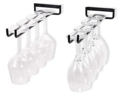 5x Weinhalter platzspare - Présentoir mural pour verre à vin