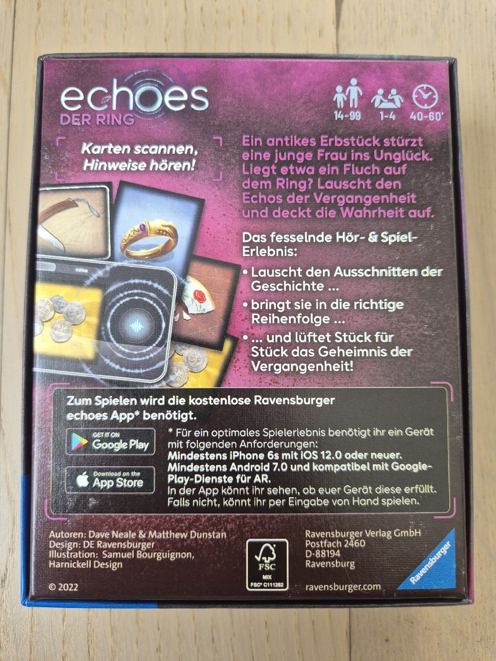 Ravensburger Giochi: Echoes der Ring, Audio Mystery Spiel – Nuovo (secondo la descrizione) da Bonaduz venduto da lau_kn5v 1