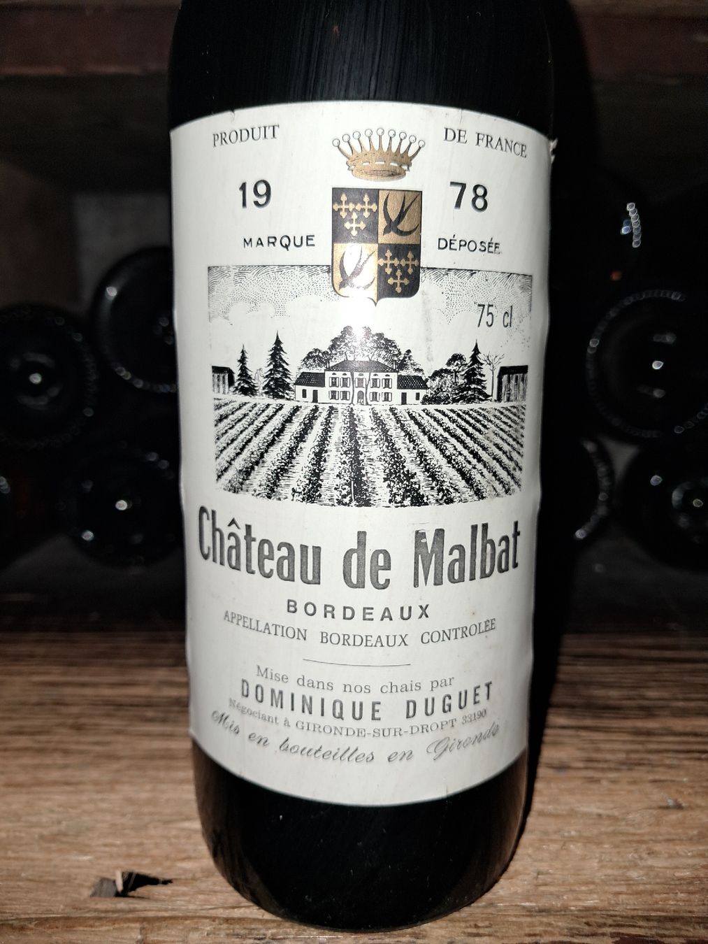 Vino: Château de Malbat Bordeaux 1978 – Nuovo e nell'imballaggio originale da Le locle venduto da juliensaran