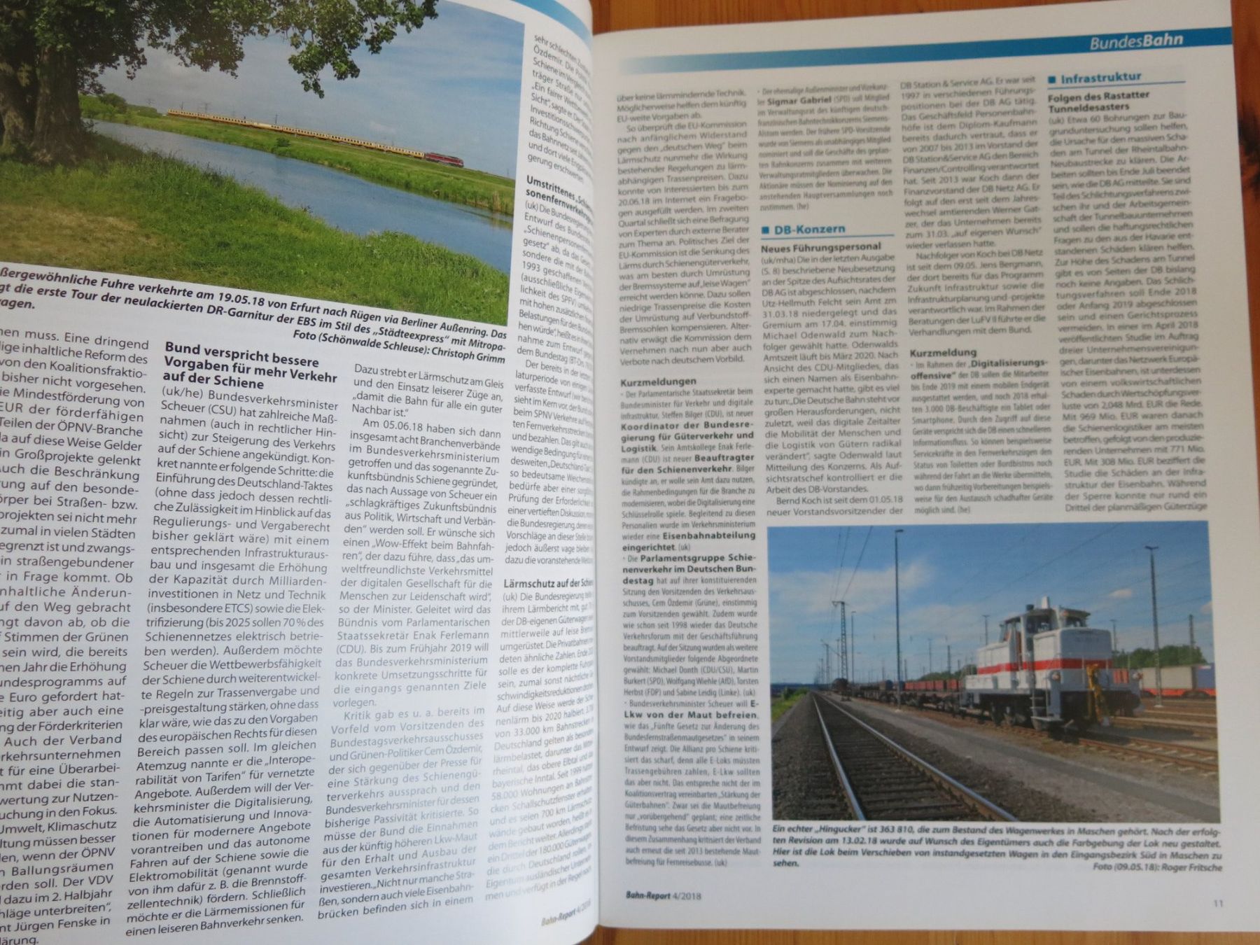Riviste & Magazine: Bahn-Report Heft 4/2018 – Usato da Birsfelden venduto da myshop 3