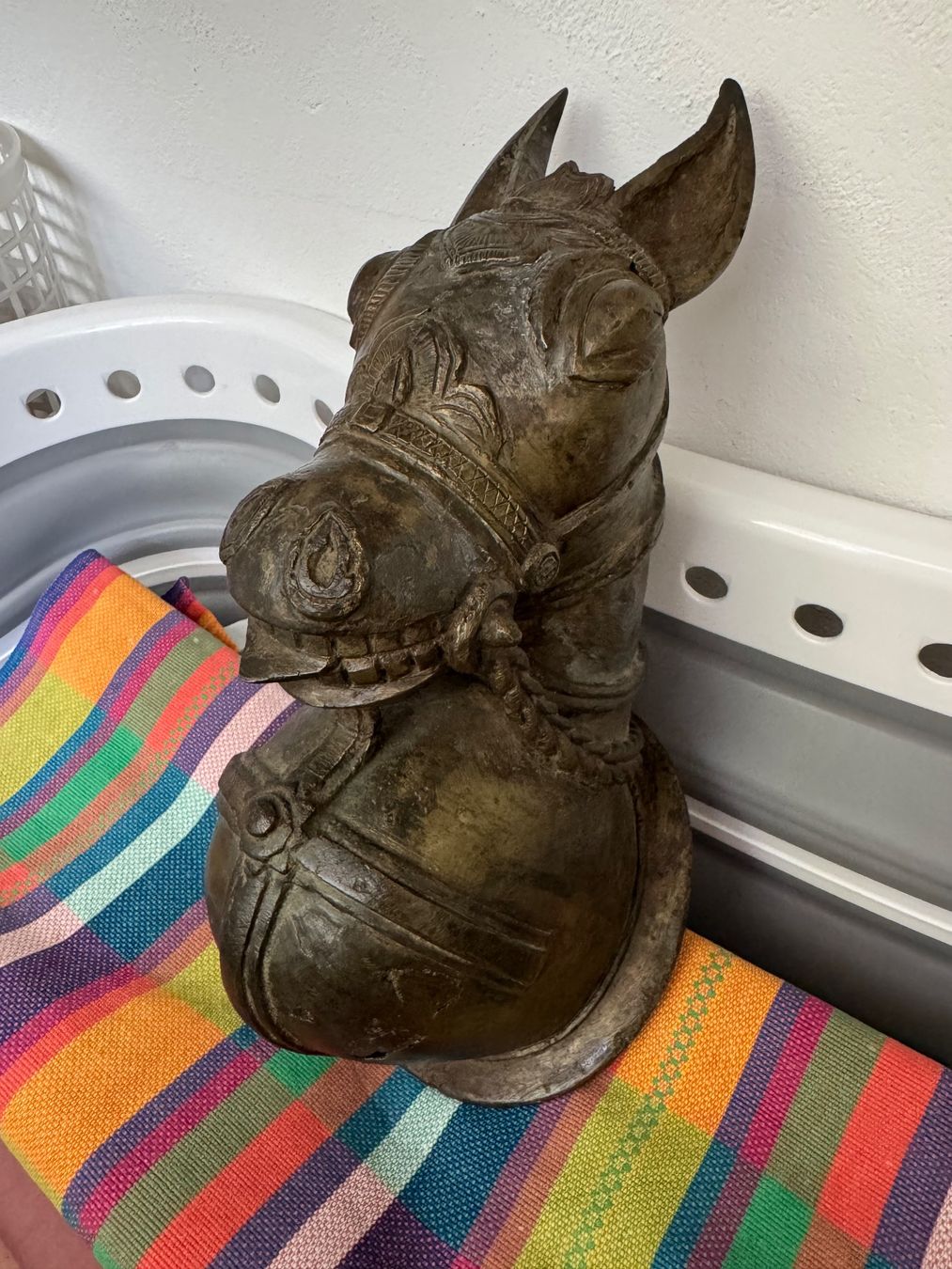 Skulpturen & Statuen: Antiker Bronze Kopf eines Pferdes – Gebraucht aus Rottenschwil von Rfeivel 2