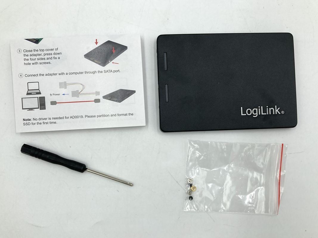 Laufwerke & Adapter: LOGILINK | Adapter | AD0019 | M.2-SSD in ein 2,5" – Neu (gemäss Beschreibung) aus Wittenbach von Restwert_St-Gallen