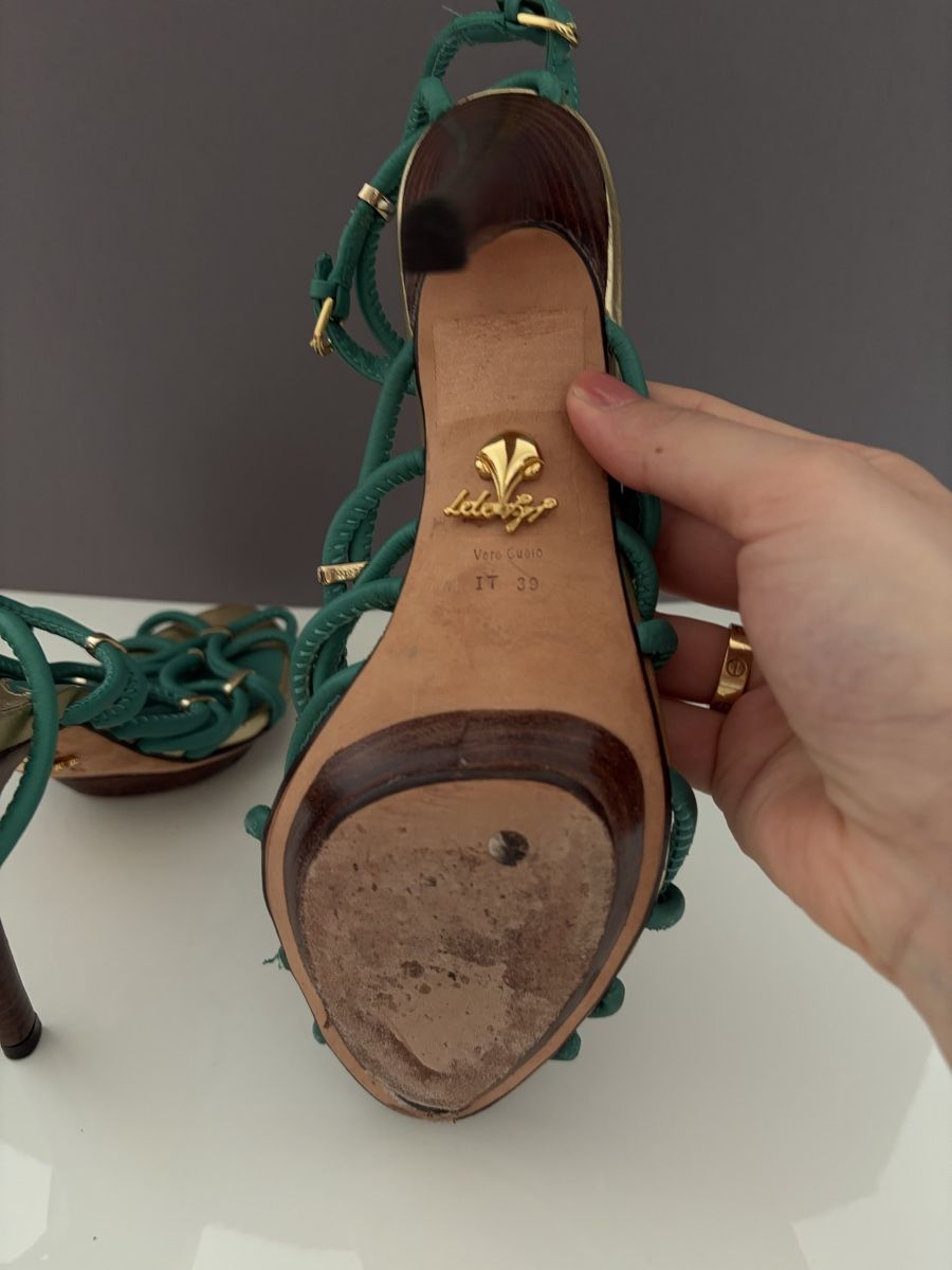 Scarpe da donna: Lele Pyp Sandale Grün 39 – Nuovo (secondo la descrizione) da Zürich venduto da koc_6l5j 3