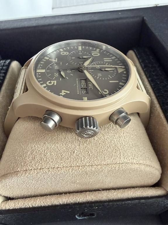 IWC Montres: IWC Pilot Chronograph Mojave Desert – D'occasion à Zürich par timeio-swapwatch 4