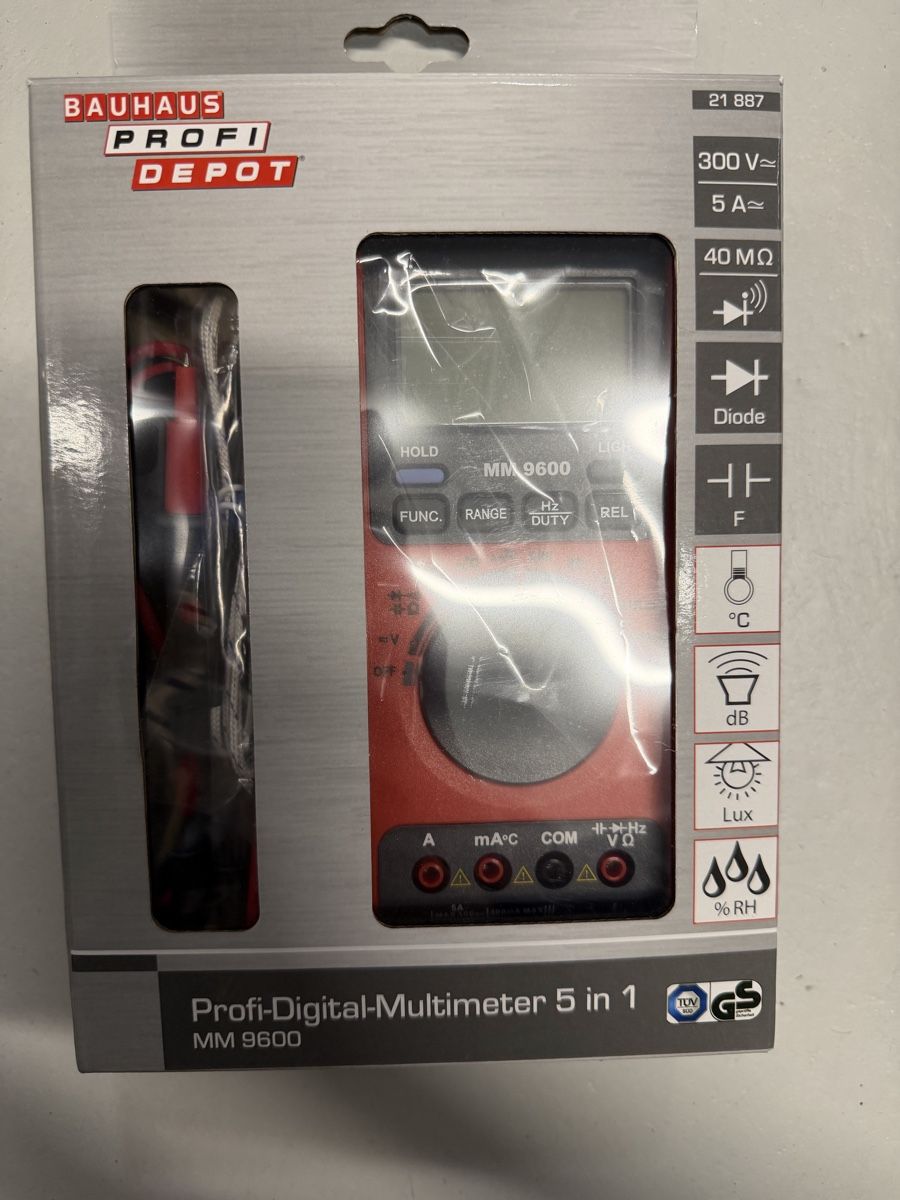 Messen: Profi Digital Multimeter 5 in 1 MM 9600 neu – Neu und originalverpackt aus Sattel von yas_cj5q