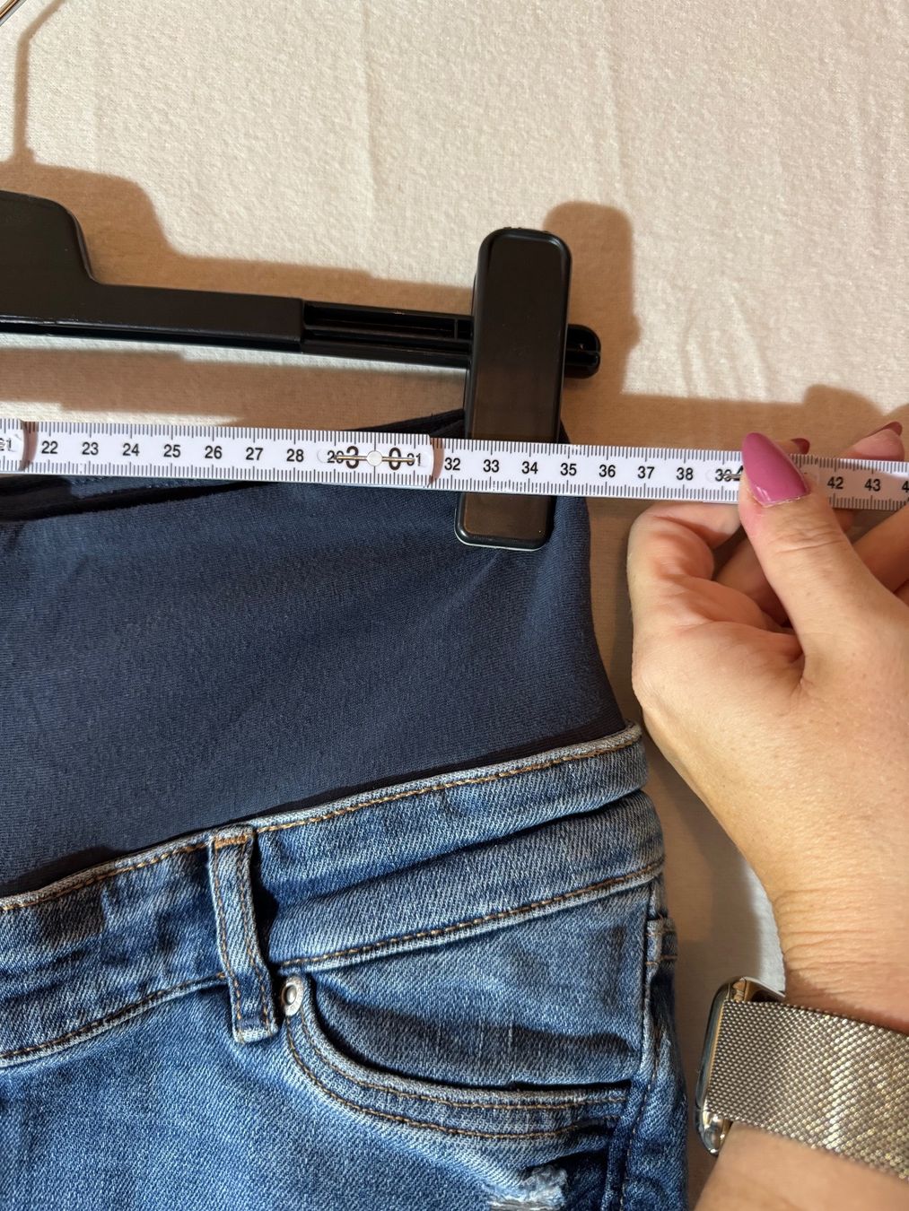 Jeans: Kurze Umstands-Jeans Gr. S – Usato da Grosswangen venduto da SALE_SALE_SALE 6