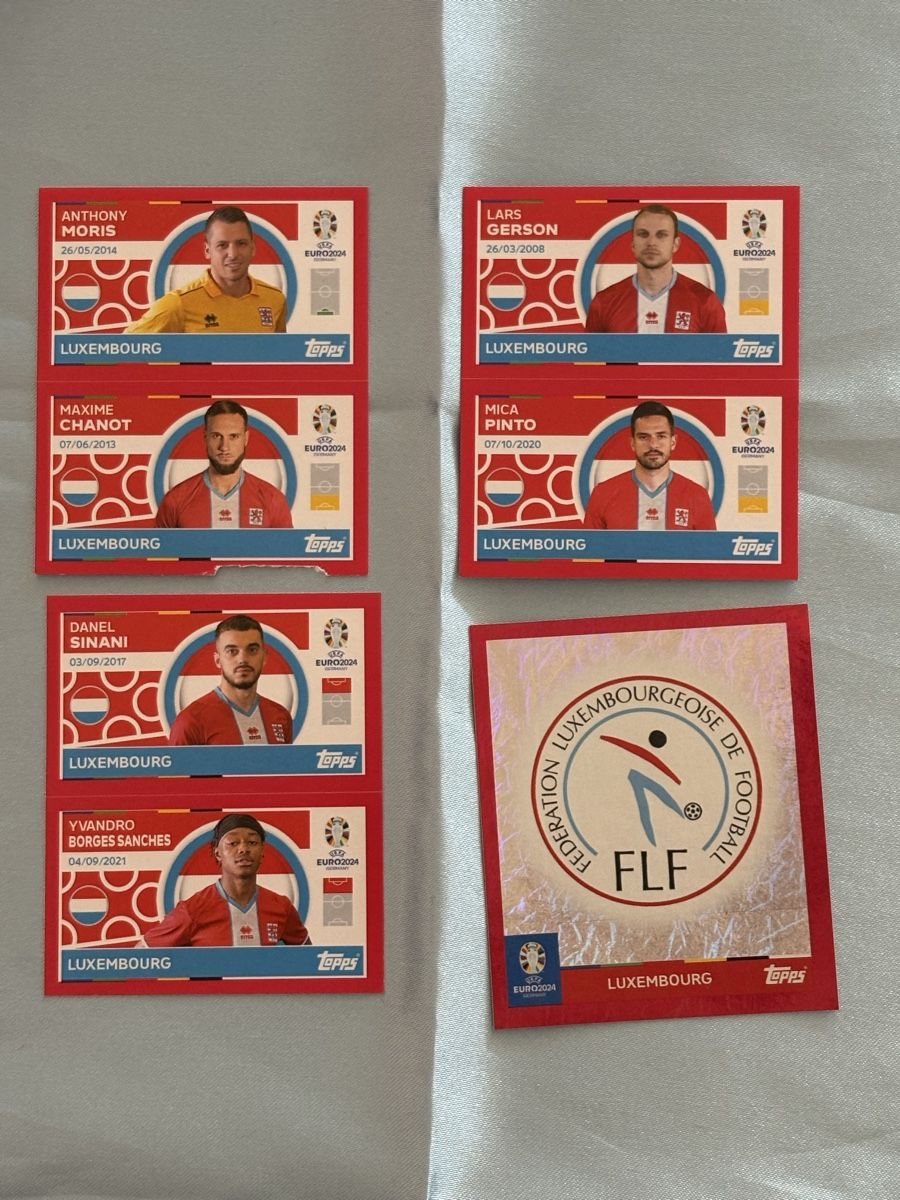 Topps Carte collezionabili: Luxemburg Topps EM 2024 – Nuovo (secondo la descrizione) da Luzern venduto da jas_bd2h
