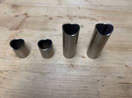 Geländerbauteile aus Chromstahl/Rostfrei