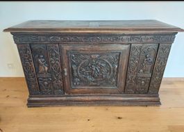 Sideboard/buffet, geschnitzt, ca. 1800, Renaissance Stil