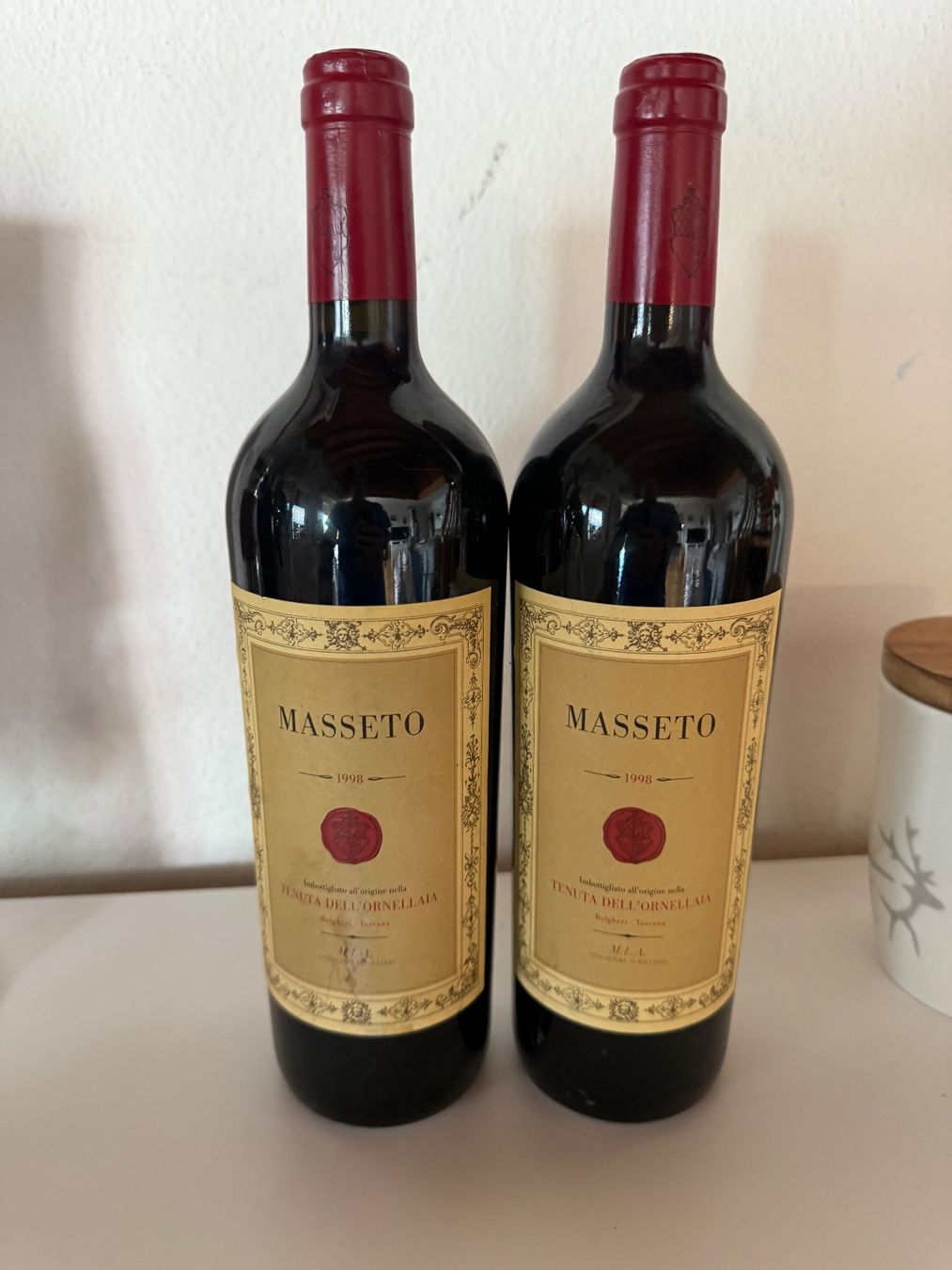 Masseto Vins: 2x superbes Masseto 1998 – Neuf (Voir description) à st prex par Just14