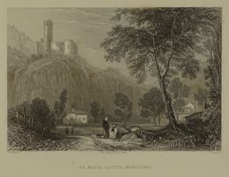MARTIGNY LA BATIA, STAHLSTICH NACH BARTLETT 1836
