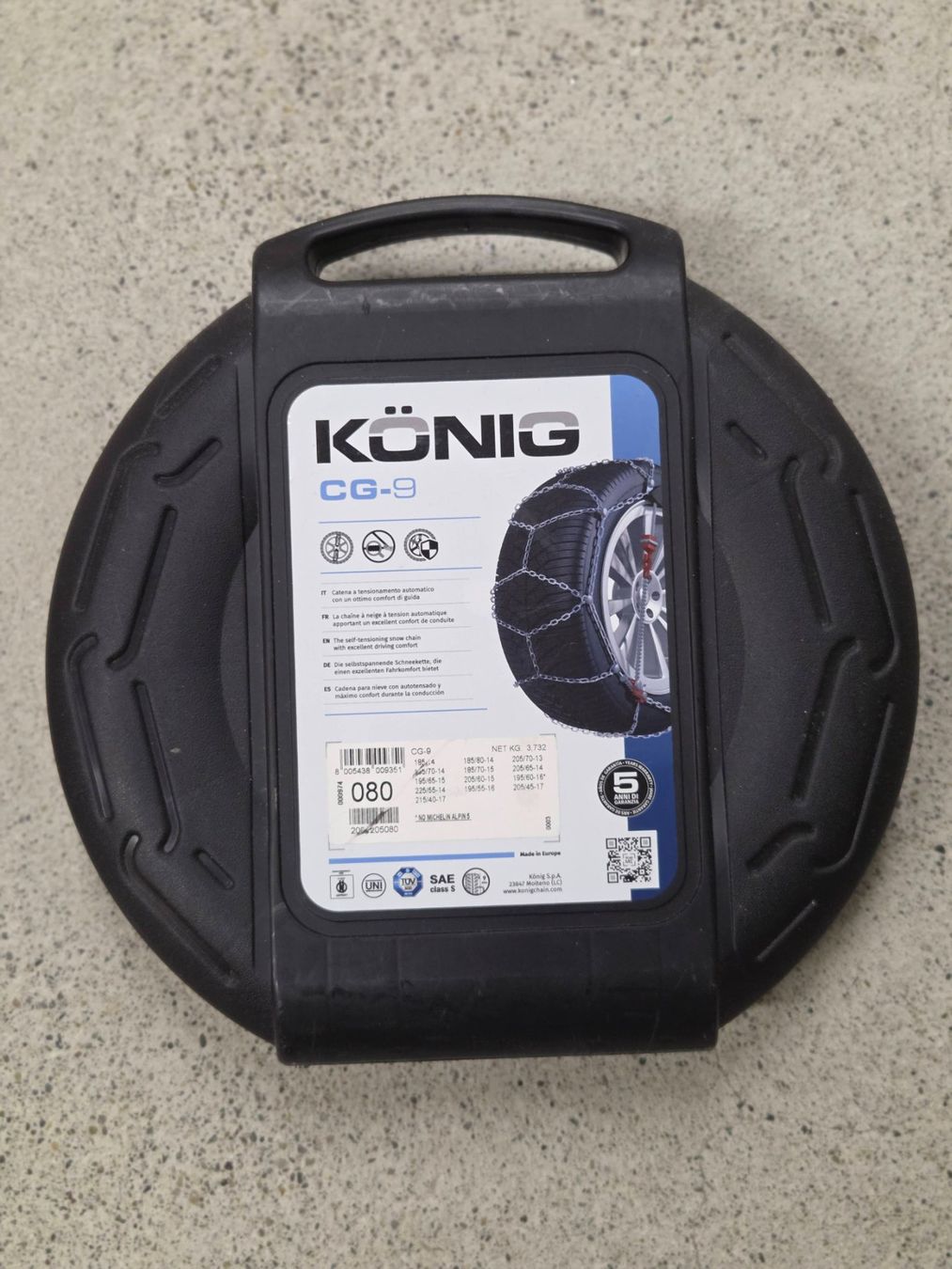König Catene da neve: Schneeketten CG-9 von König – Usato da Meilen venduto da chaiser01