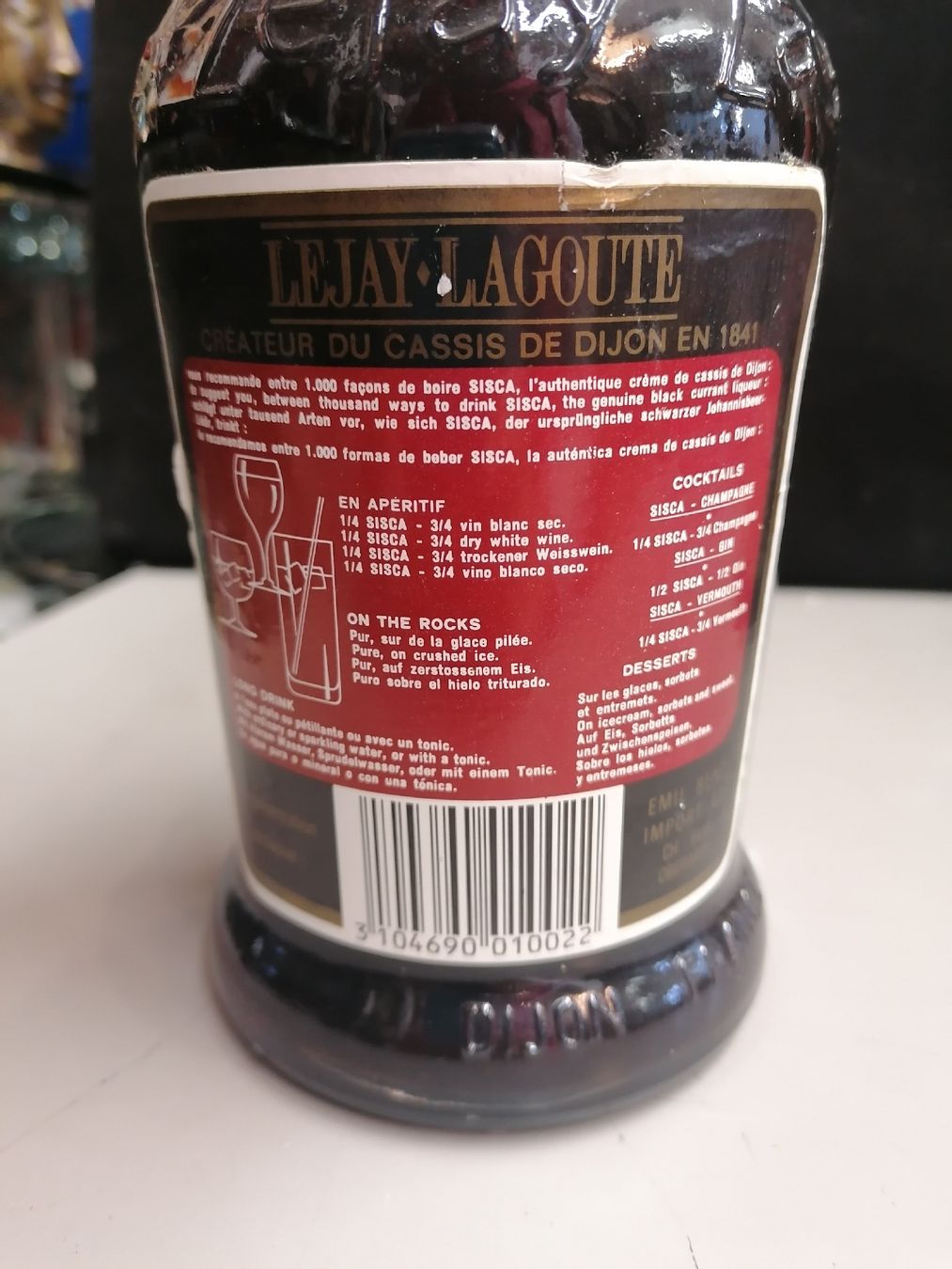 Bevande alcoliche: SISCA CREME DE CASSIS – Usato da Genève venduto da Leboucheoreilles 5