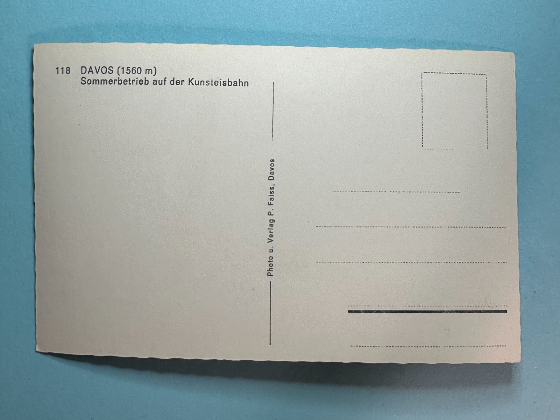 Cartoline postali: Davos - Sommerbetrieb Kunsteisbahn – Usato da Steg VS venduto da danwer74 1