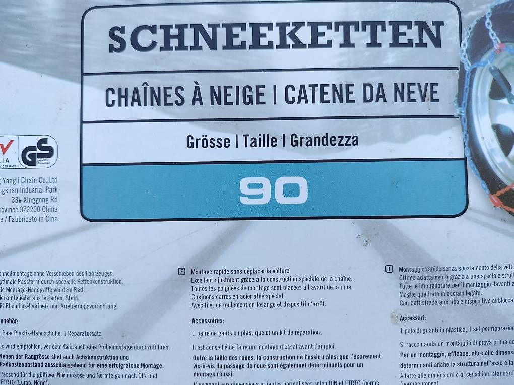 Chaînes à neige: Schneeketten NEU!! – Neuf avec emballage d'origine à Egolzwil par Pfistelo 4