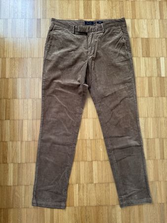 Massimo Dutti Herren Cordhose, Slim Fit, Grösse 42 🍂