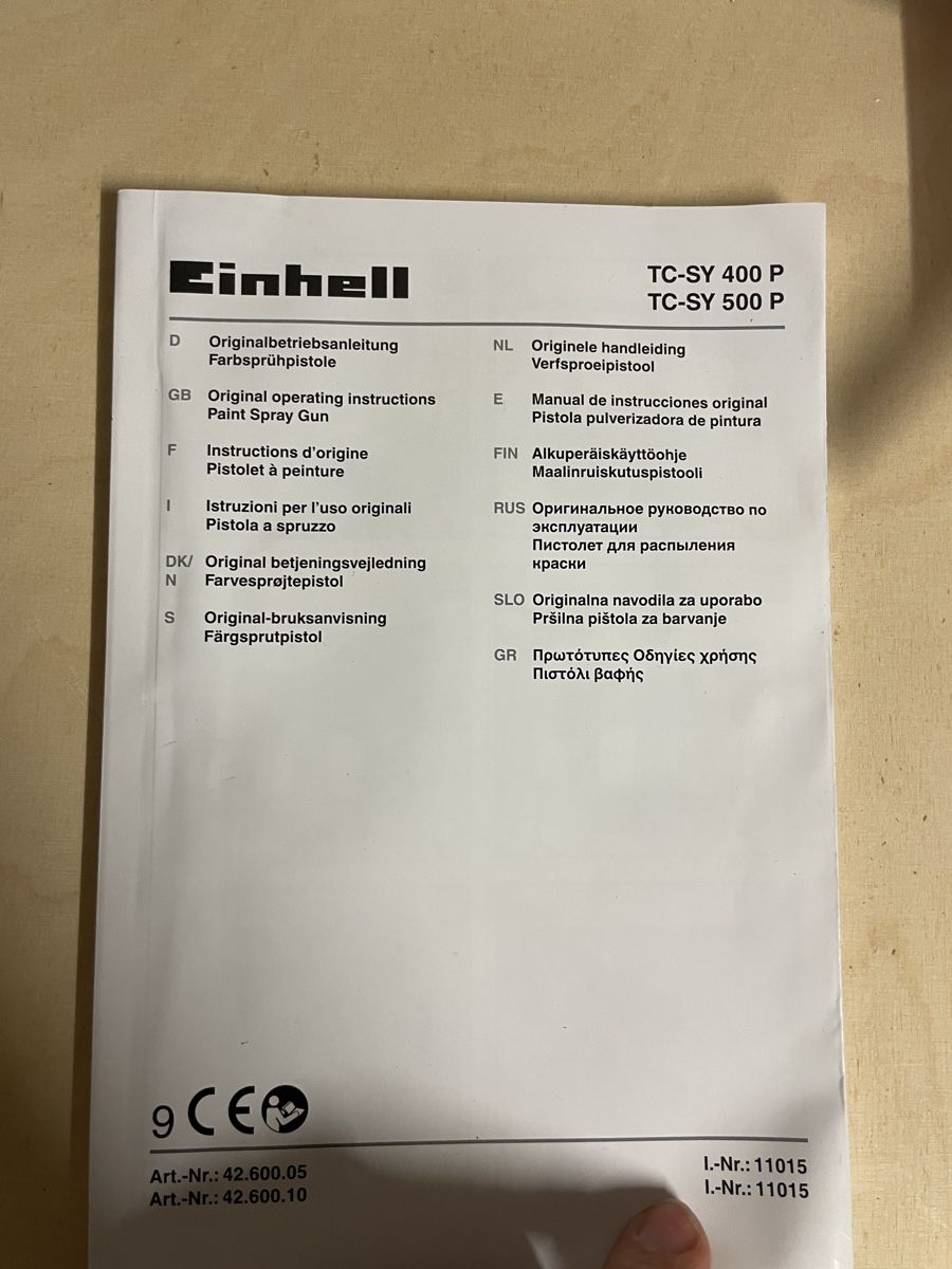 Einhell Tutti gli attrezzi: Einhell Farbspritzpistole TC-SY 400 P -  – Usato da Winterthur venduto da Ccity 1