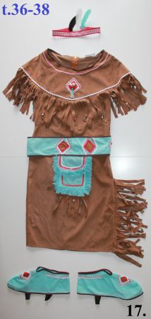 Costume Indienne/ Indianerin t. 36 - 38   NEU!