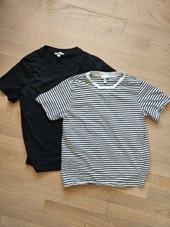 x2 H&M Mama Umstands T-Shirts, Gr M