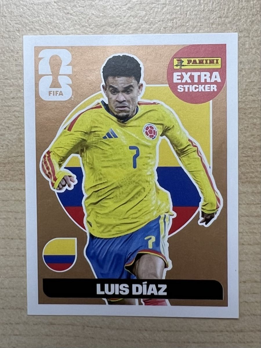 Panini Carte collezionabili: Panini Extra Sticker Luis Diaz Bronze – Nuovo (secondo la descrizione) da Winterthur venduto da Pirulin