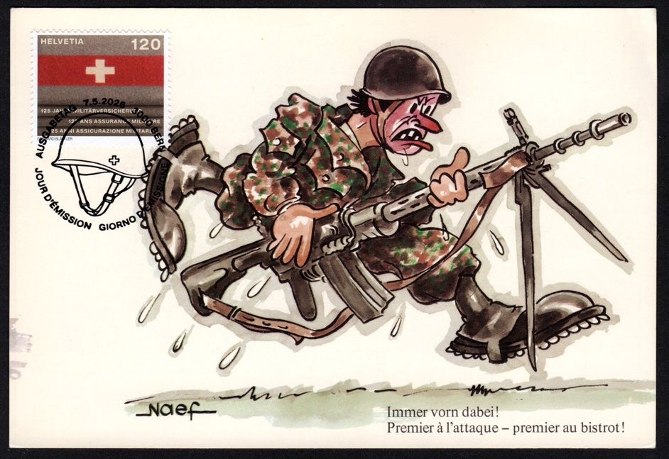 Tutti i francobolli: Maximumkarte Militärversicherung – Nuovo (secondo la descrizione) da Dottikon venduto da haeusibuh5