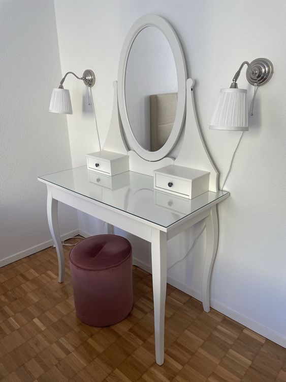 Wunderbar Schminktisch Mit Spiegel Und Licht Ikea Bilder