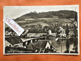 1931 Stein am Rhein mit Schloss Hohenklingen