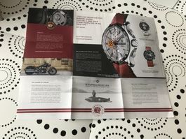 BAUME & MERCIER - POSTER - PROPECTUS - CLIFTON CLUB INDIAN !